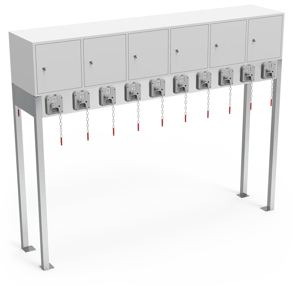 Consigne pour 10 paniers avec casier