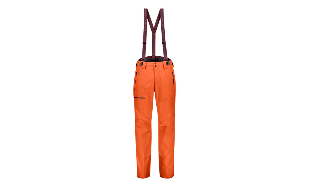 PANTALON SKI HOMME SCOTT- GORETEX ORANGE – L –